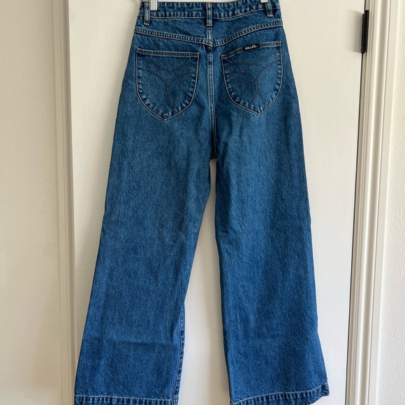 ROLLAS high rise wide leg jeans - Picture 3 of 4